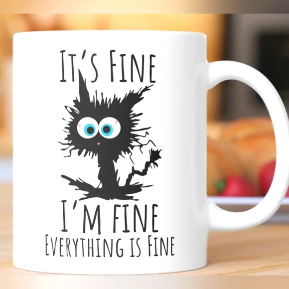 Funny cat coffee mug - Picture 1 of 1